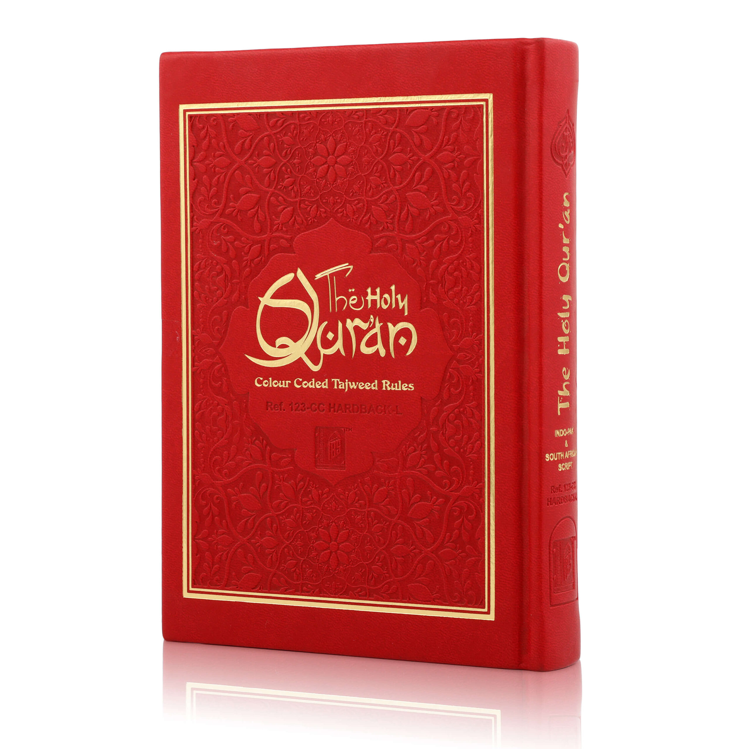 The-Holy-Quran-Colour-Coded-Tajweed-Rules-Ref-123-CC-Hardback-L--Maroon-GO6DG