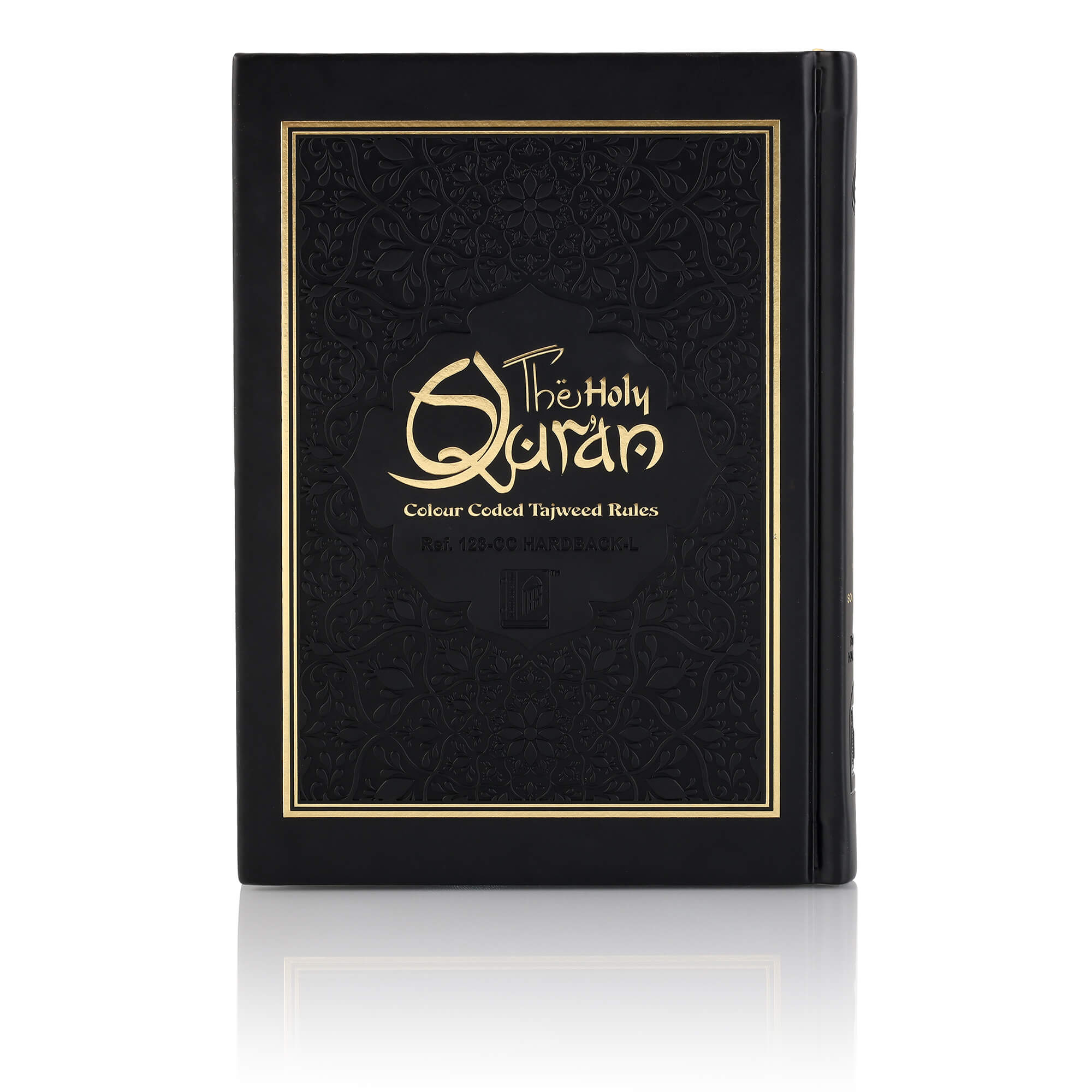 The-Holy-Quran-Colour-Coded-Tajweed-Rules-Ref-123-CC-Hardback-L--Black-L5ZpI
