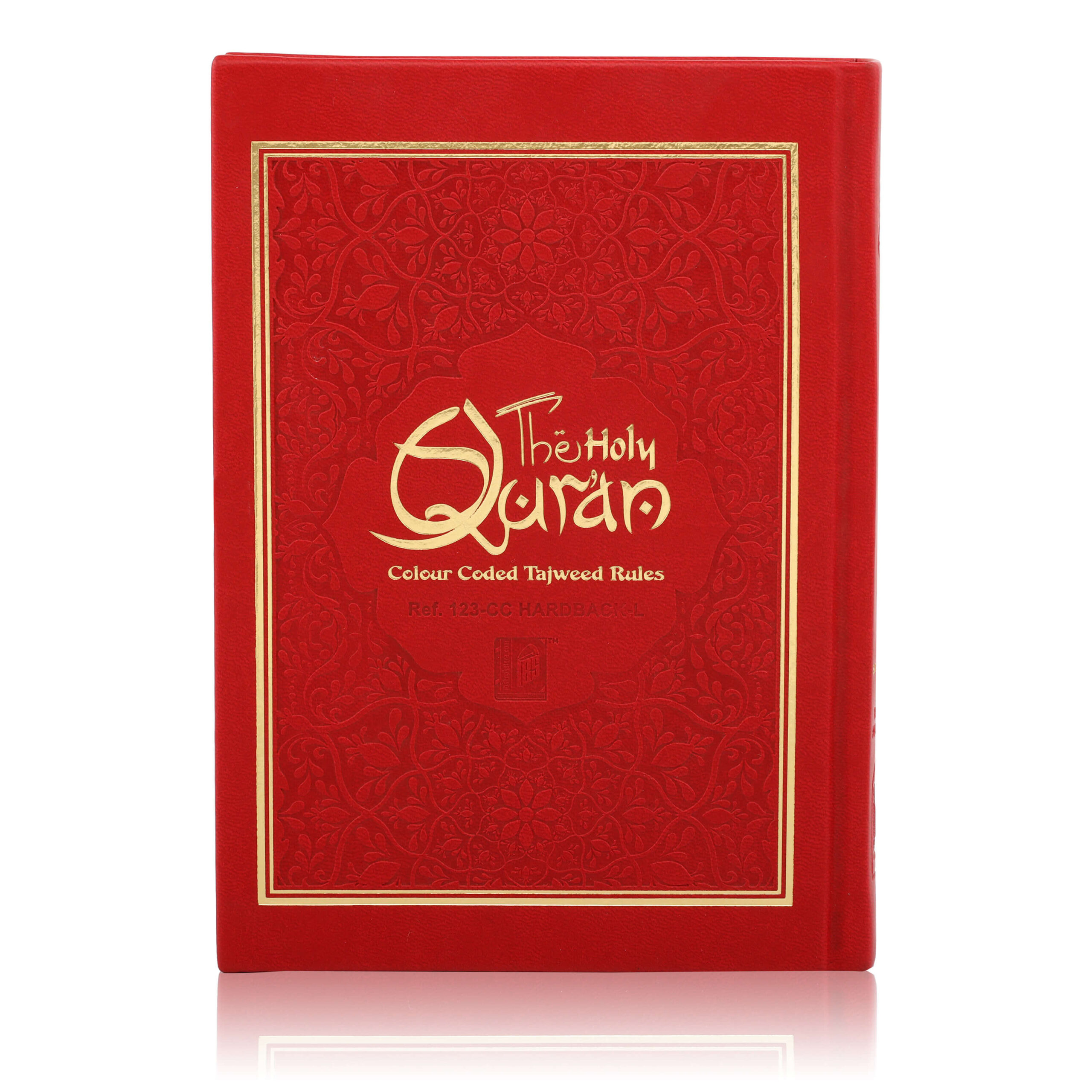 The-Holy-Quran-Colour-Coded-Tajweed-Rules-Ref-123-CC-Hardback-L--Maroon-GO6DG